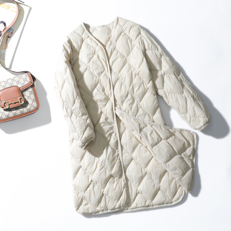 Karla | Lichtgewicht Argyle Donsjas Dames