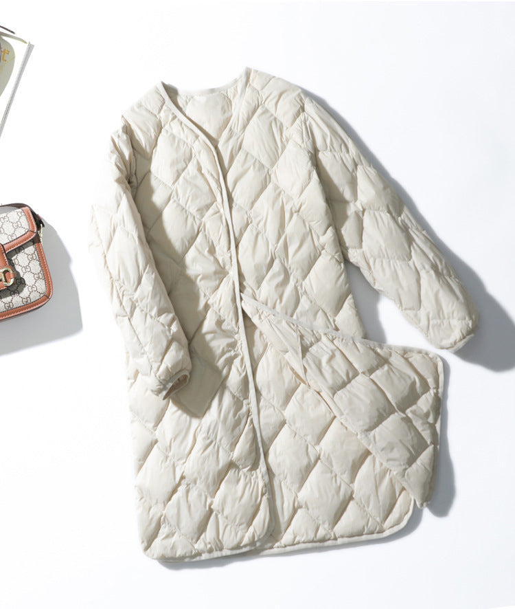Karla | Lichtgewicht Argyle Donsjas Dames