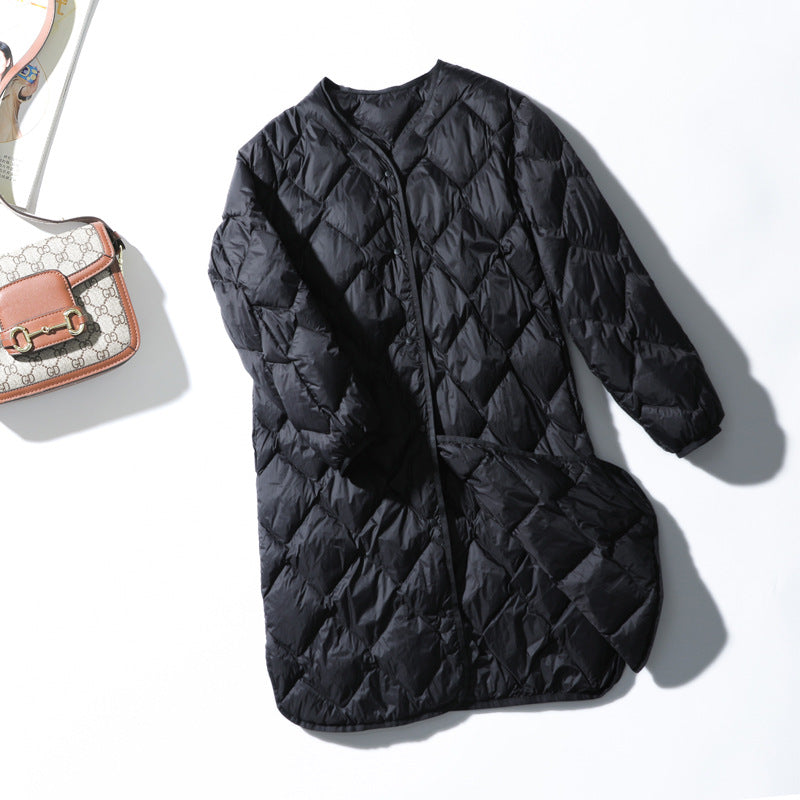 Karla | Lichtgewicht Argyle Donsjas Dames