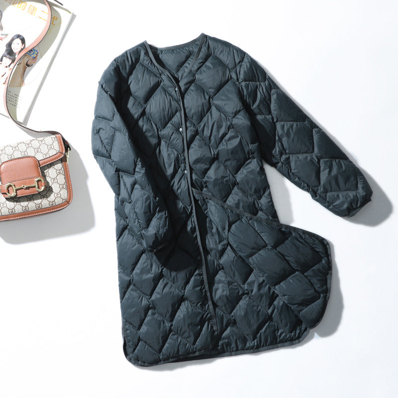 Karla | Lichtgewicht Argyle Donsjas Dames