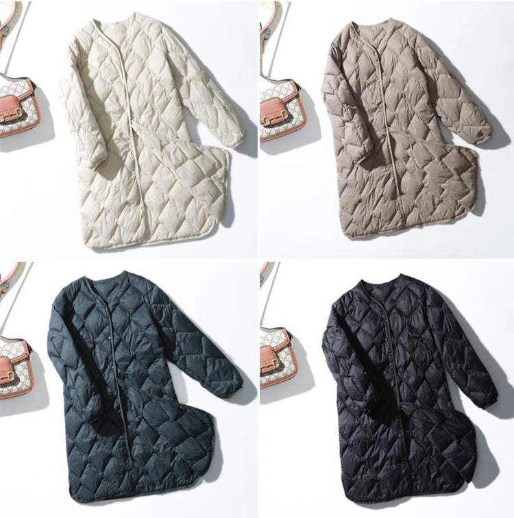 Karla | Lichtgewicht Argyle Donsjas Dames