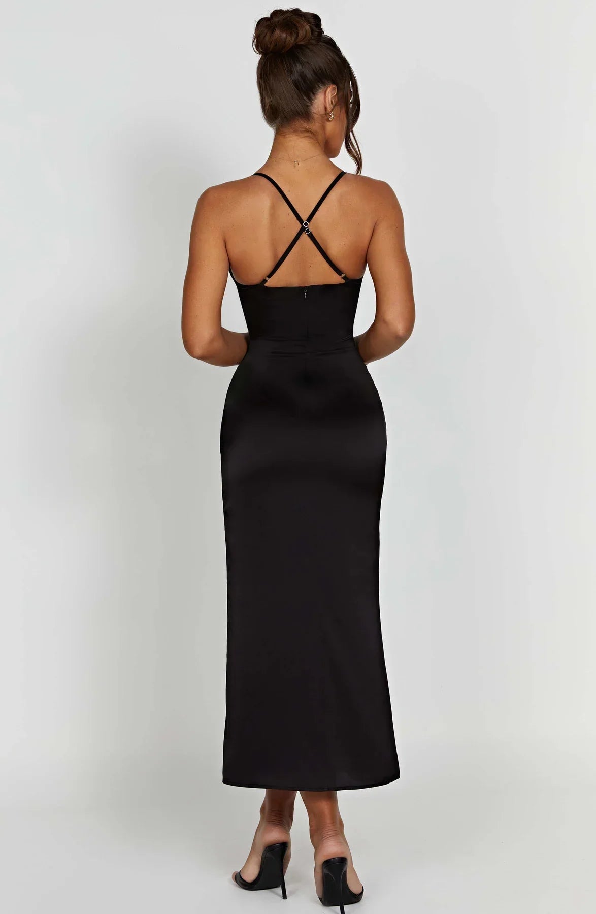 Jaydi | Elegante Midi Jurk met Spaghettibandjes