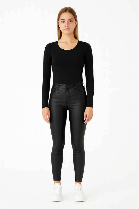 Crissy Leren Broek | De perfecte combinatie van comfort en elegantie