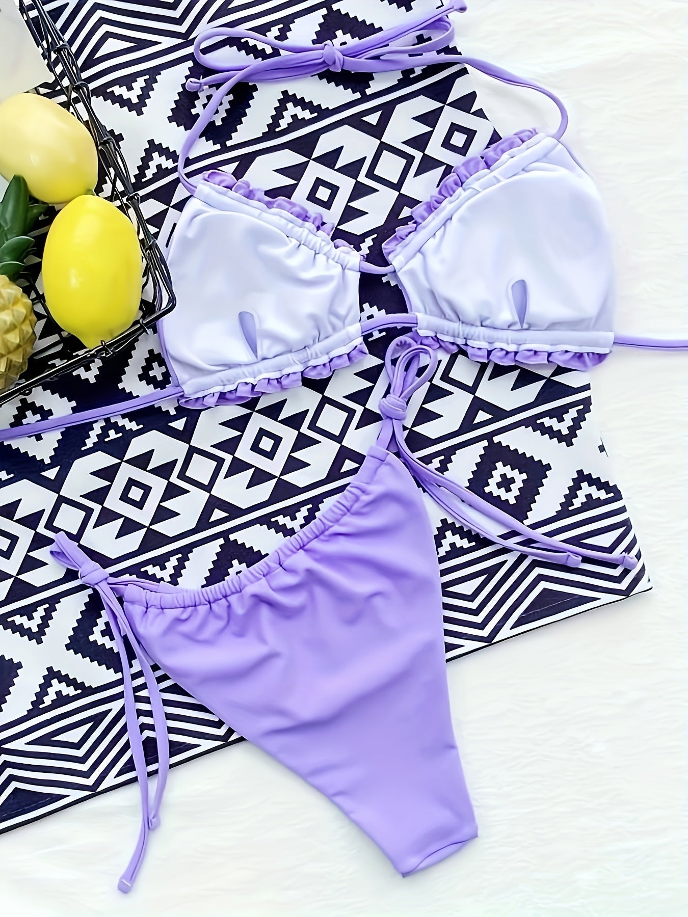 Presley | Stralende Plooi Bikini Set