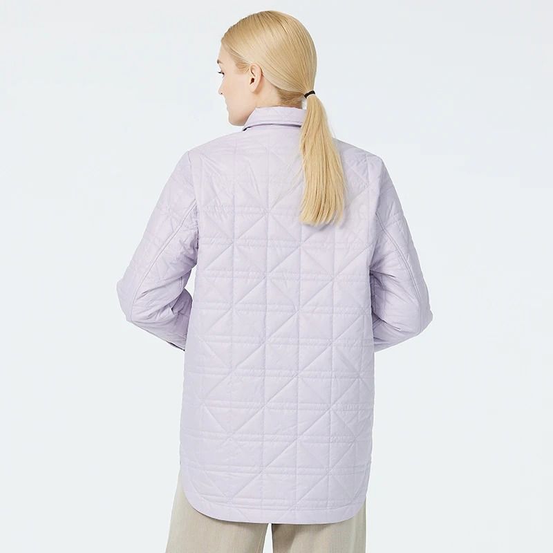 Casey | Gewatteerd Katoenen Shacket voor Dames - Lente Herfst
