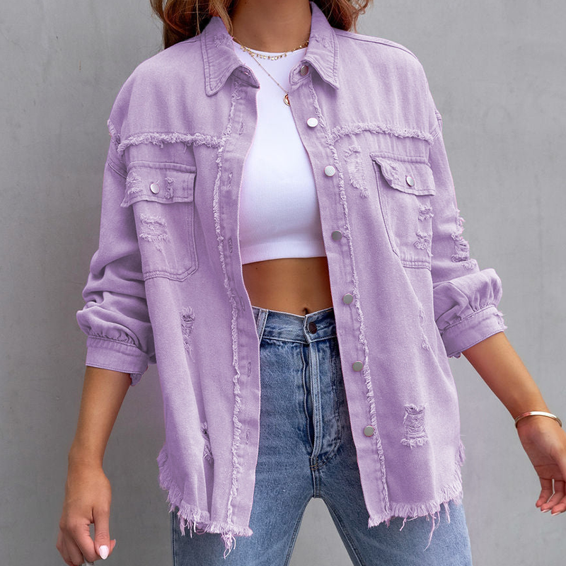 Maud | Oversized spijkerjack voor vrouwen