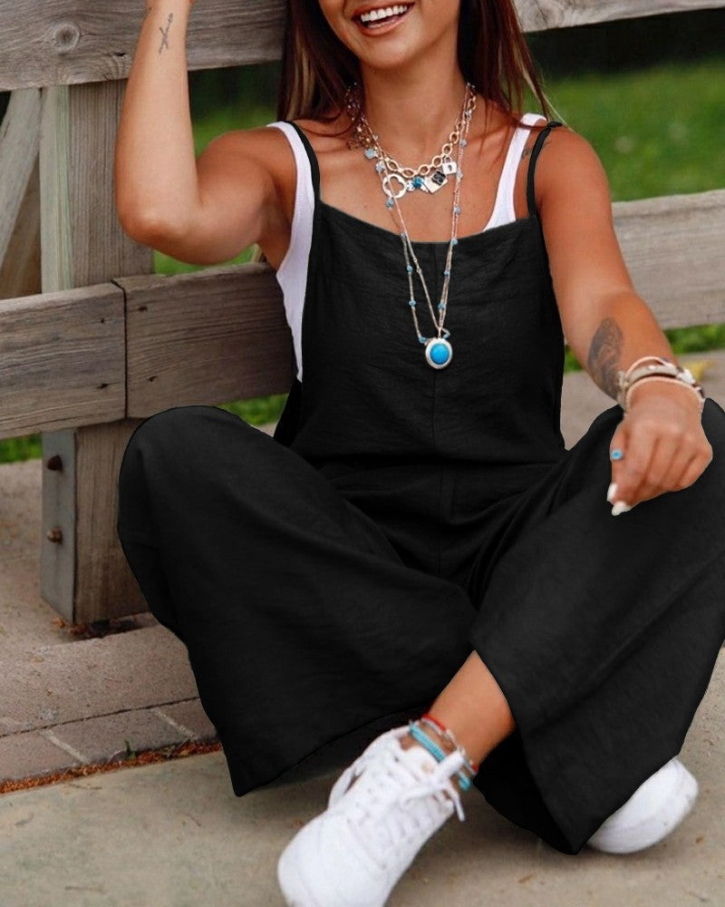 Lilou | Stijlvolle en Comfortabele Mouwloze Jumpsuit