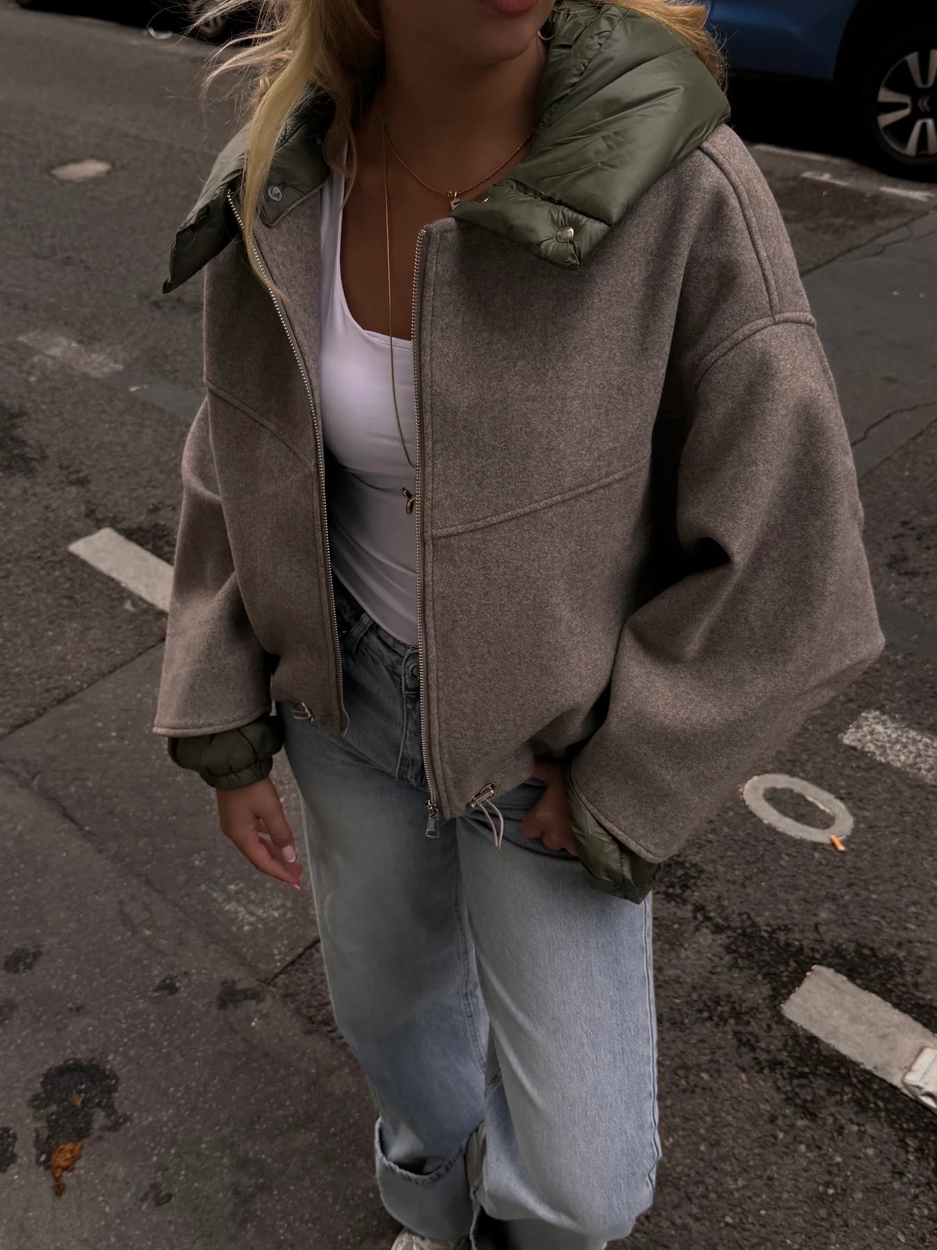Jazzy | Casual Oversized Jas van Duurzaam Materiaal