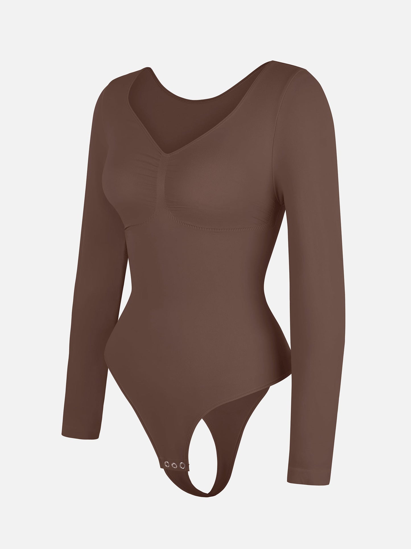 Tammy | Naadloze Bodysuit Lange Mouw Beige