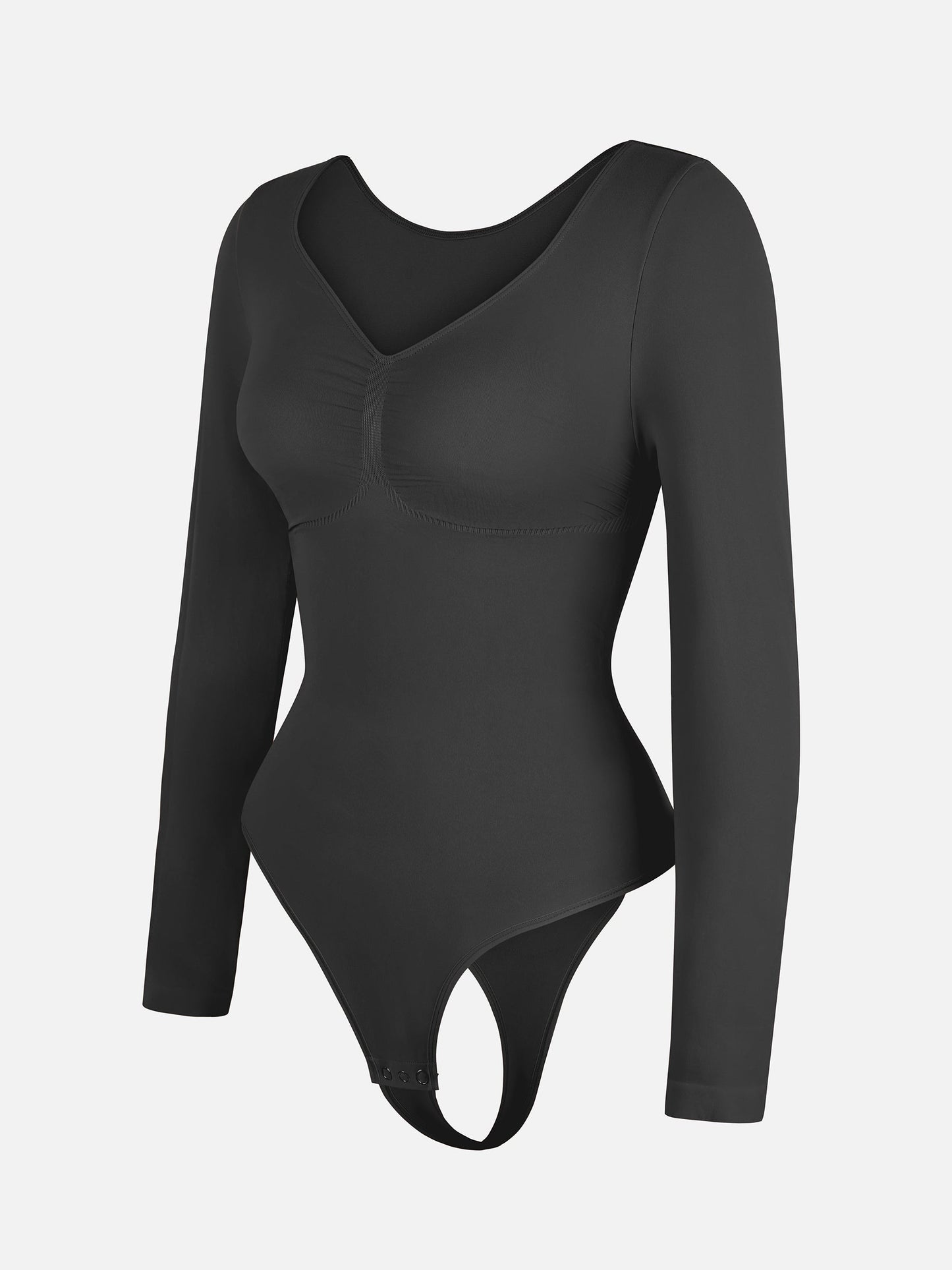 Tammy | Naadloze Bodysuit Lange Mouw Beige