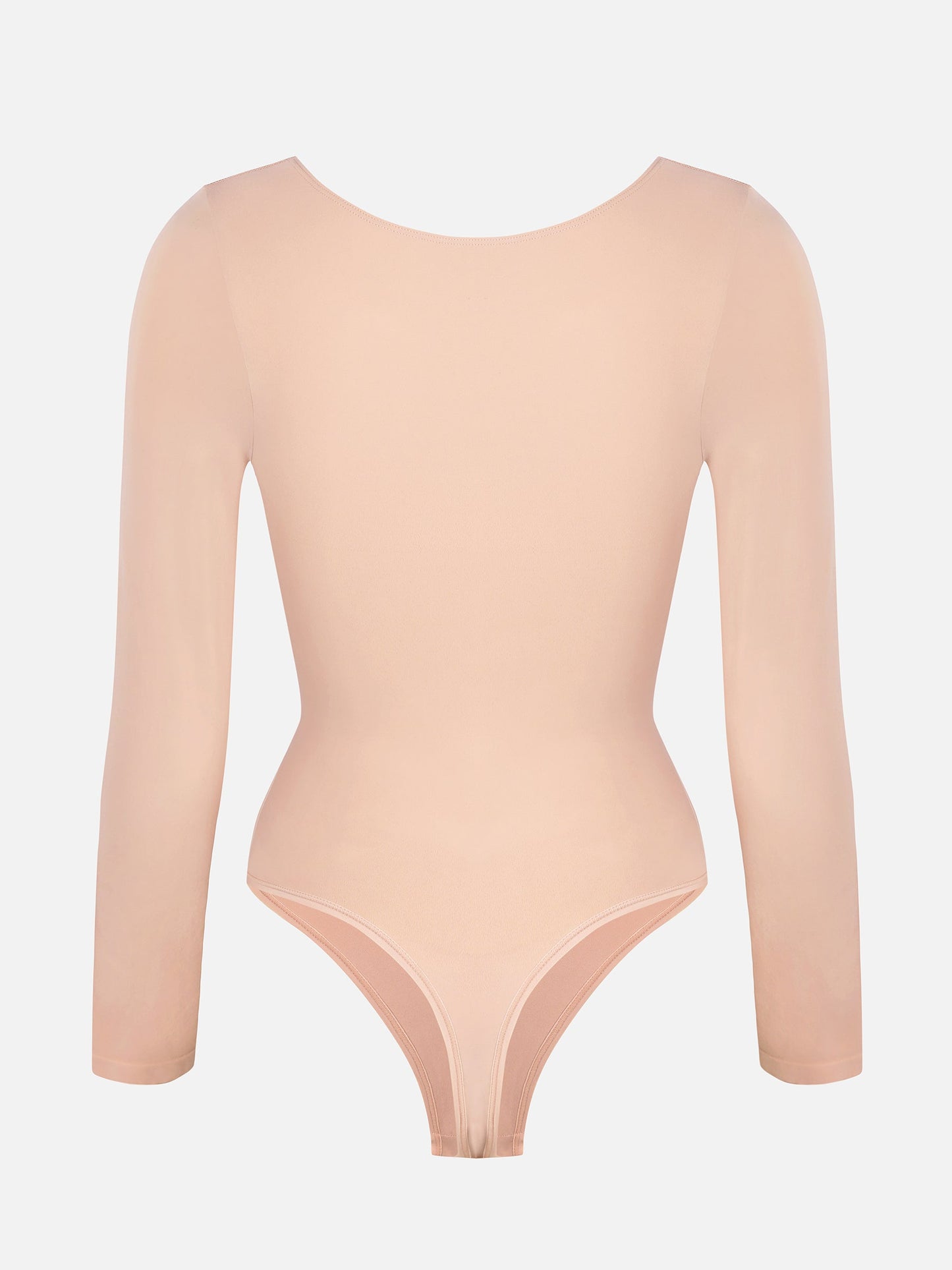 Tammy | Naadloze Bodysuit Lange Mouw Beige