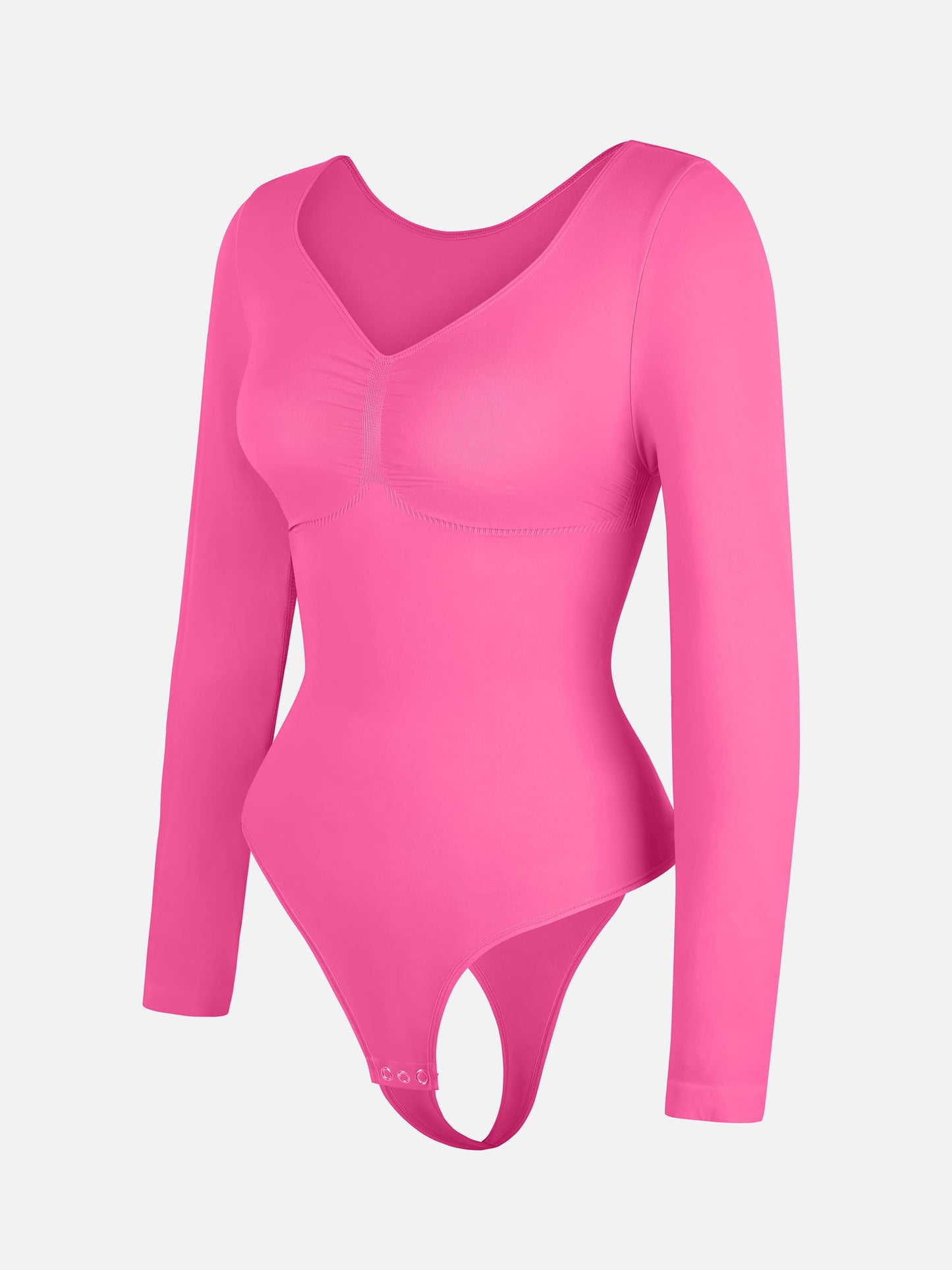 Tammy | Naadloze Bodysuit Lange Mouw Beige