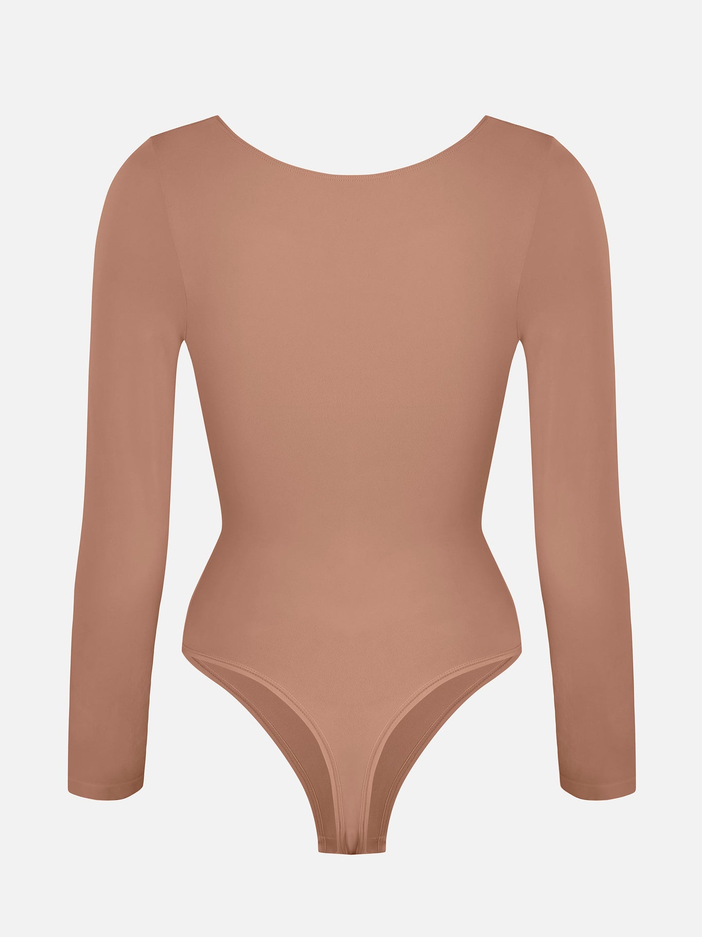 Tammy | Naadloze Bodysuit Lange Mouw Beige