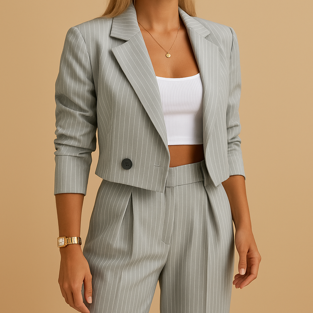 Sue - Elegante blazer- en broekenset voor dames