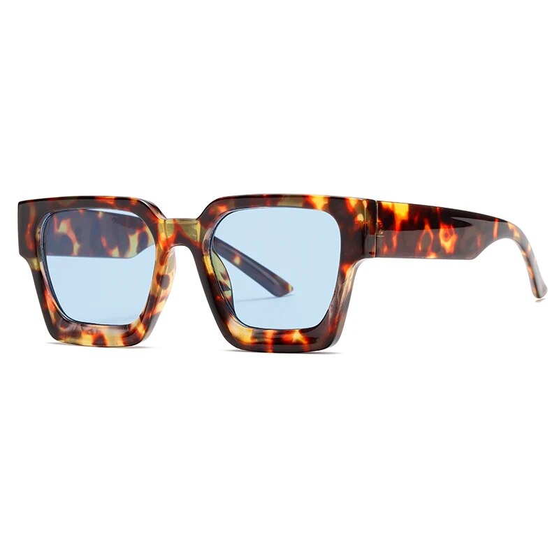 Como | Oversized Vierkante Zonnebril | Polycarbonaat Vintage Stijl