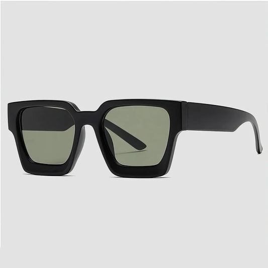 Como | Oversized Vierkante Zonnebril | Polycarbonaat Vintage Stijl