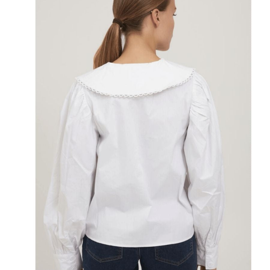 Amory White Poplin Shirt - Be Juliet