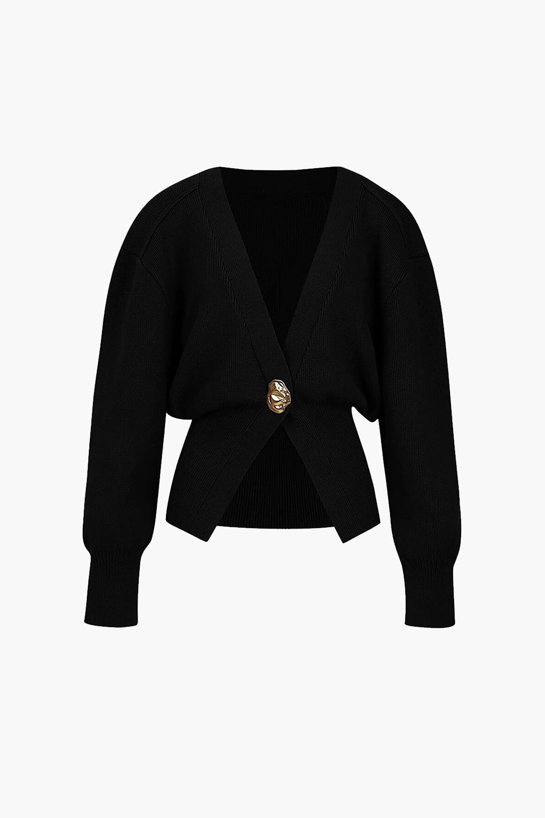 Jovie | Dames Elegant Vest met Gouden Knopen – Zacht & Stijlvol