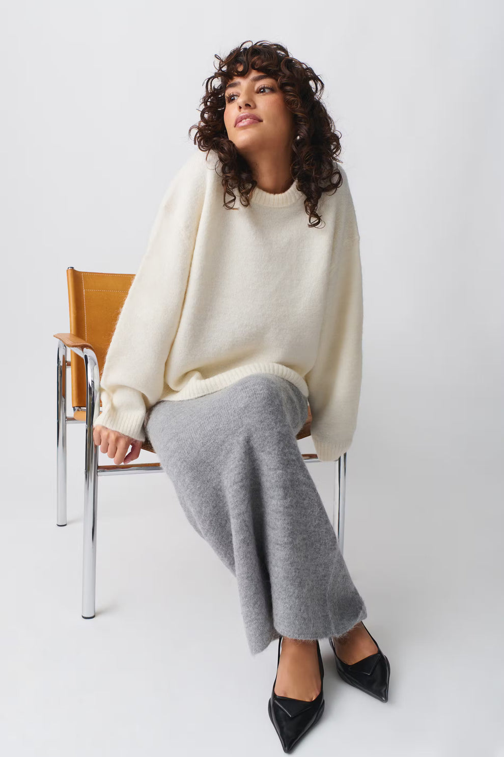 HAILEY | Oversized herfst trui met ronde hals voor dames