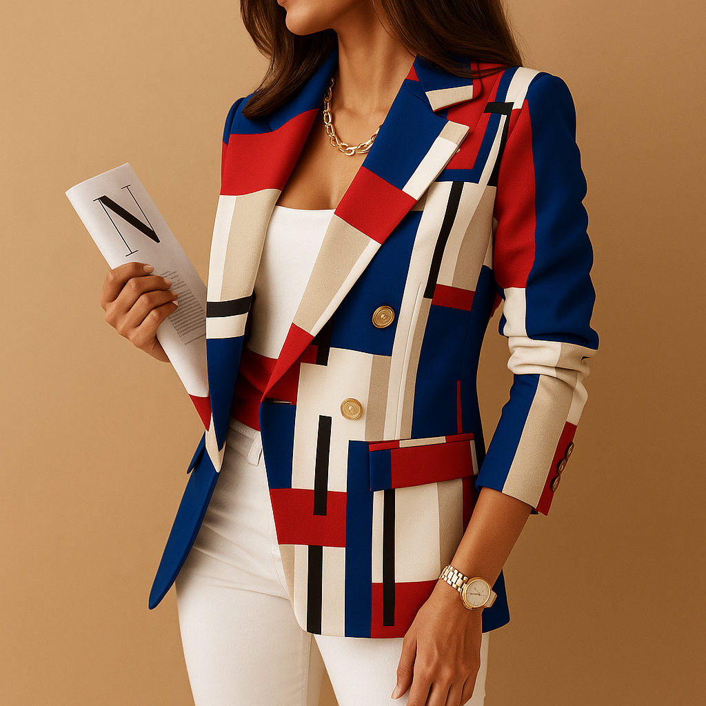 Jolie | Getailleerde blazer met elegante details voor dame