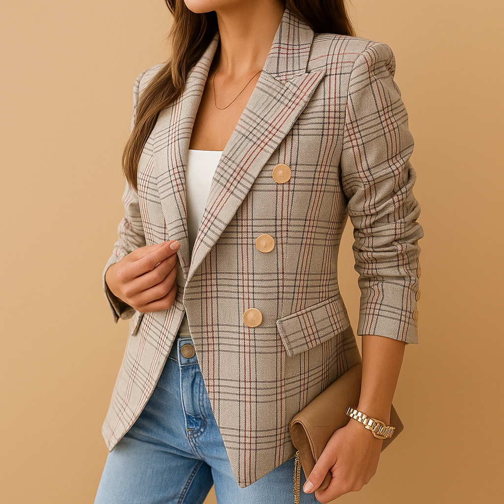 Jolie | Getailleerde blazer met elegante details voor dame