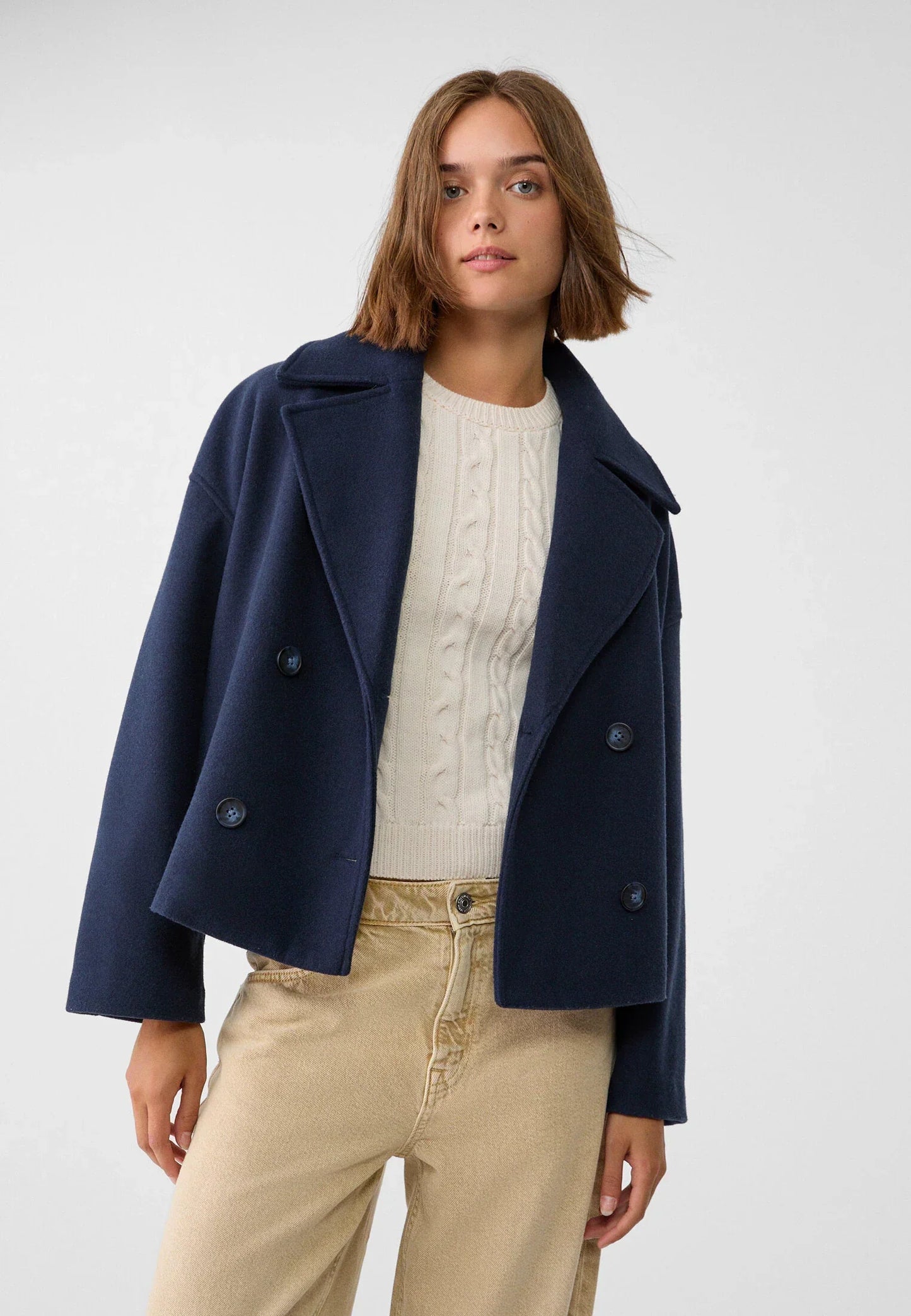 STELLA | Stijlvolle Cropped Herfst Blazer voor dames