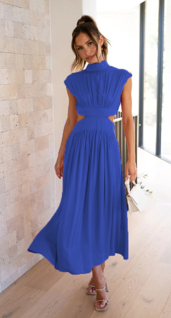 Alice | Flatterende Maxi-Jurk met Uitgesneden Taille