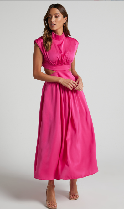 Alice | Flatterende Maxi-Jurk met Uitgesneden Taille