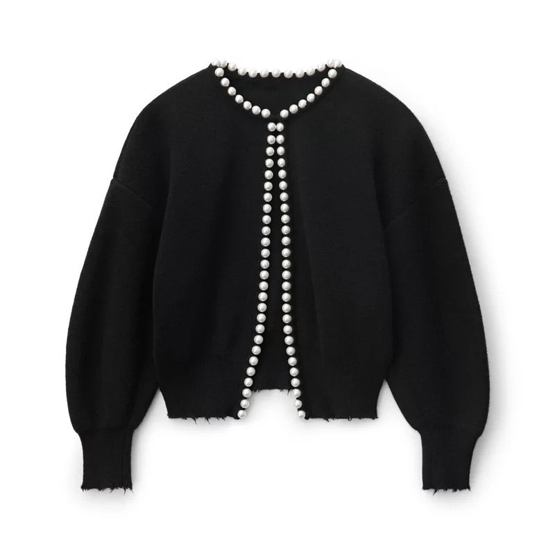 Rosie | Elegant Dames Vest met Parel Details