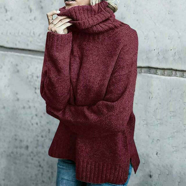 Ember | Dames Oversized Coltrui – Comfortabele Gebreide Trui