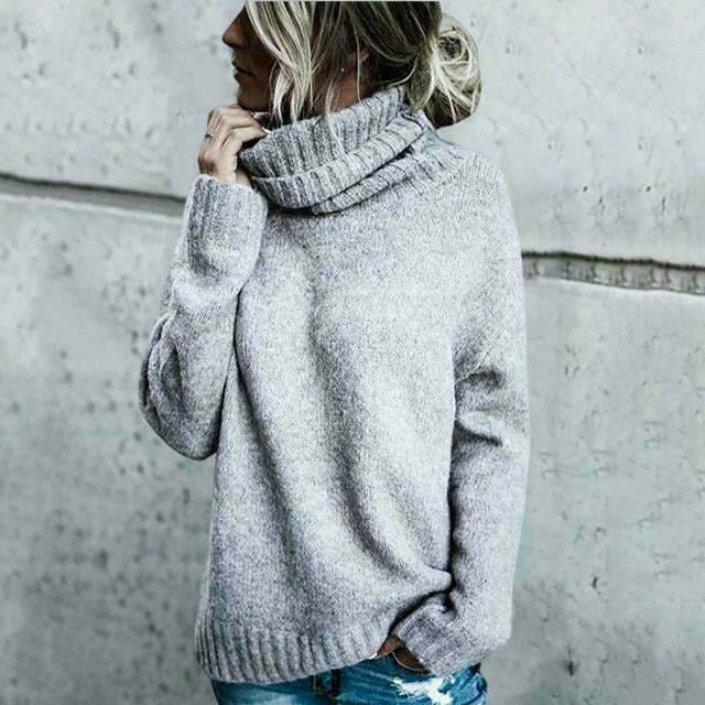 Ember | Dames Oversized Coltrui – Comfortabele Gebreide Trui