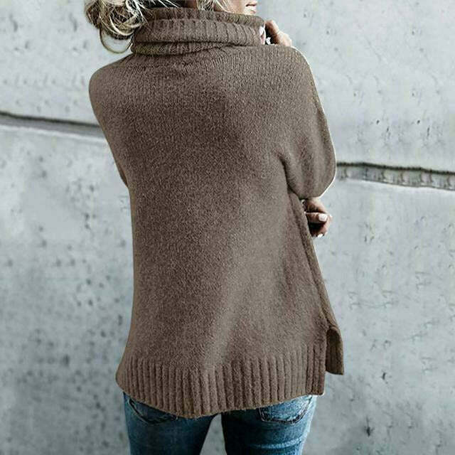 Ember | Dames Oversized Coltrui – Comfortabele Gebreide Trui