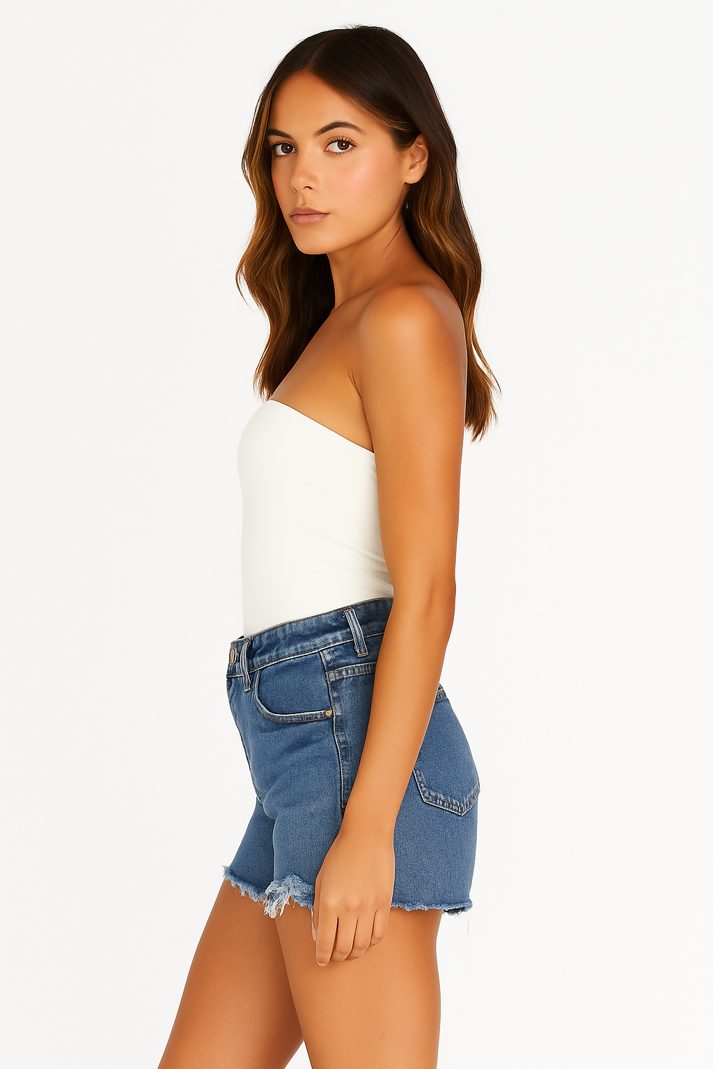 Isra | Urban Zomerse Denim Shorts met Gewassen Look voor dames