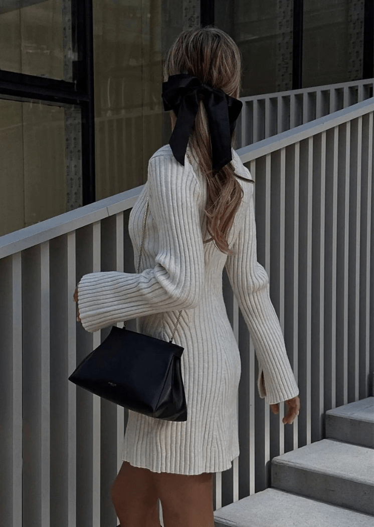 Dakota | Comfortabele En Stijlvolle Gebreide Dames Jurk | Warme Textuur