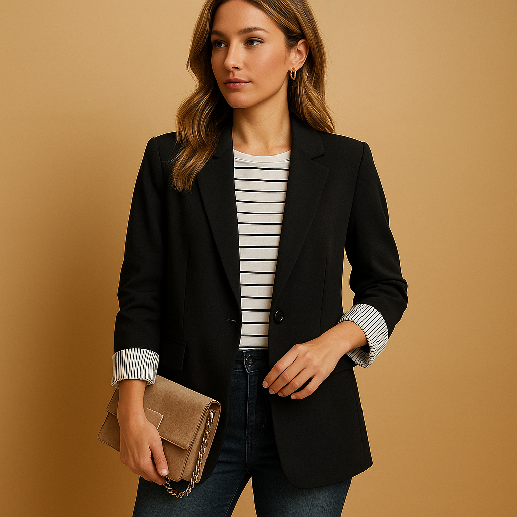 Carly | Lichtgewicht casual blazer met lange mouwen voor dames