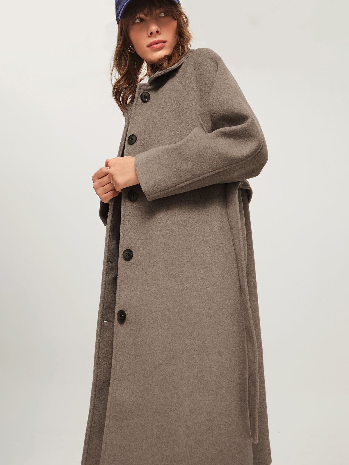 Florentine | Dames herfst overjas van geweven stof met casual stijl