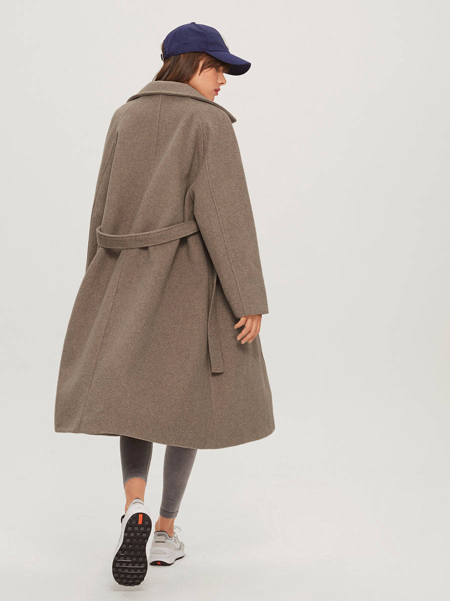 Florentine | Dames herfst overjas van geweven stof met casual stijl