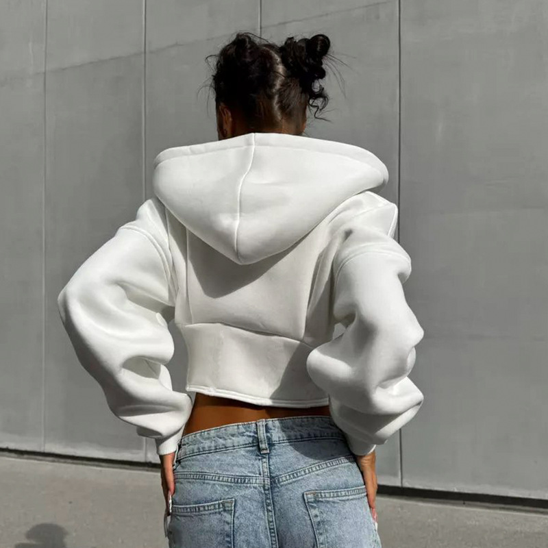 Anna-Maria | Trendy Cropped Hoodie met Corsetdetails