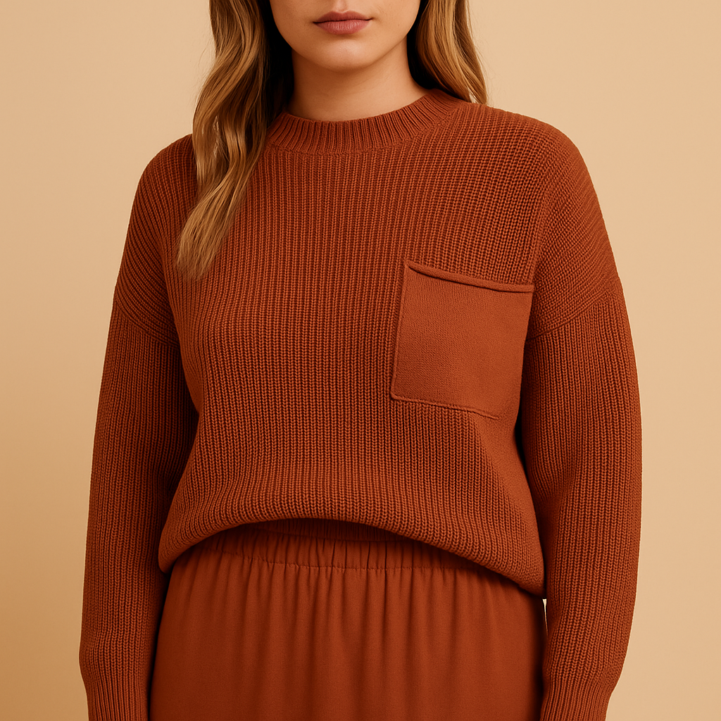 Mikaela | Minimalistische gebreide trui voor dame
