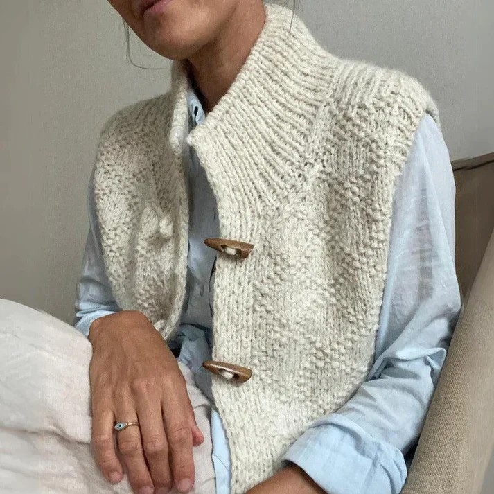 Aster - Basic Effen Mouwloos Vest voor dames
