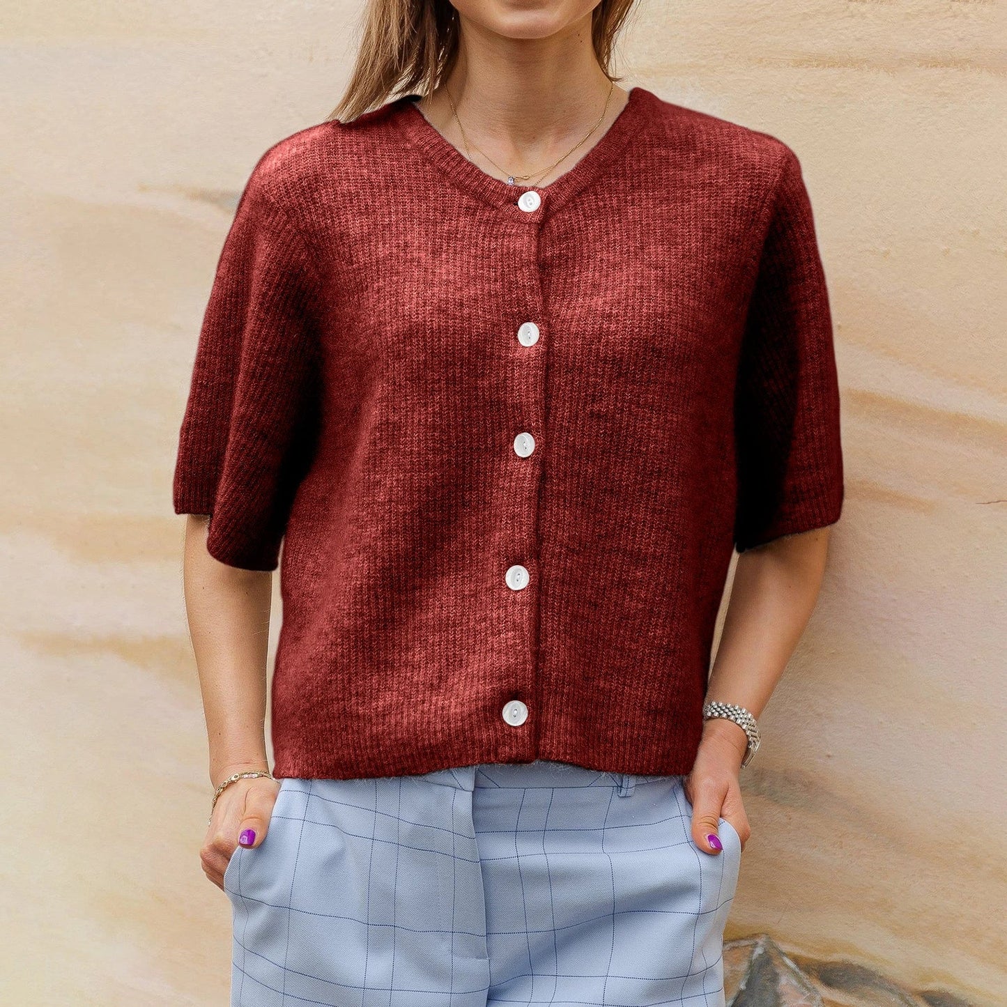 Gwen - Moderne Stijlvolle Vest voor een Luxe Herfst
