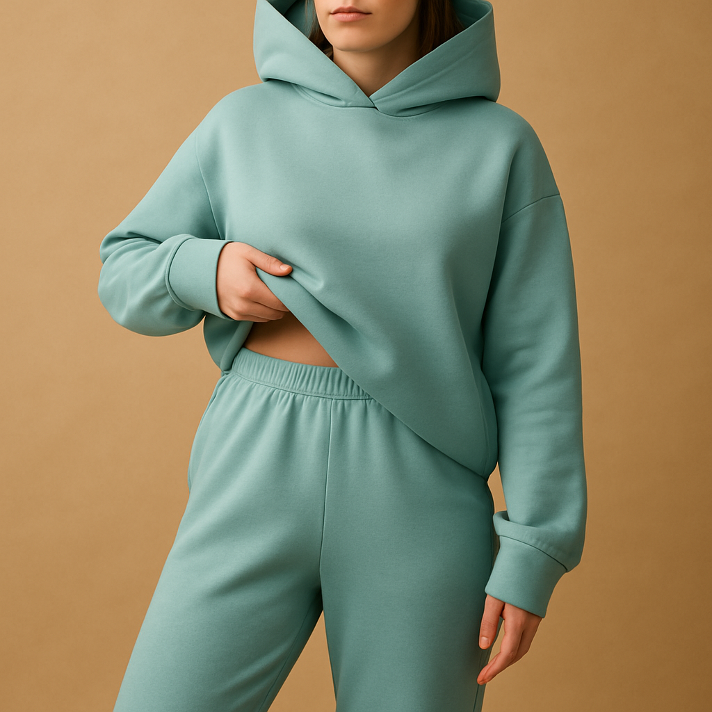 Solange - Oversized loungewear set met hoodie en broek voor dames
