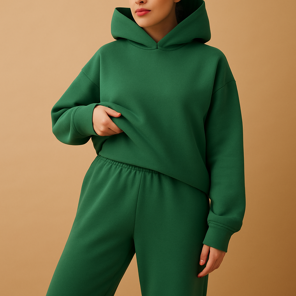 Solange - Oversized loungewear set met hoodie en broek voor dames