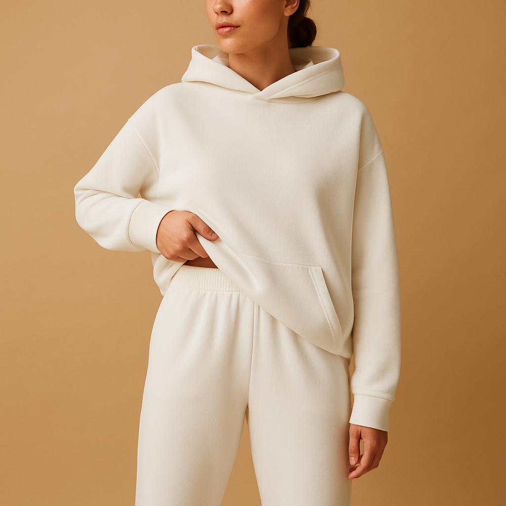 Solange - Oversized loungewear set met hoodie en broek voor dames