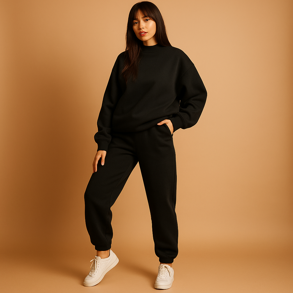 Solange - Oversized loungewear set met hoodie en broek voor dames