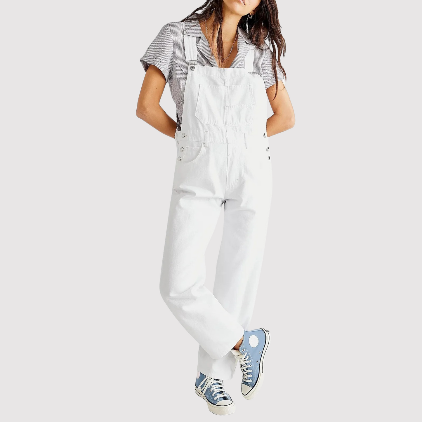 Kathy - Stoere Denim Tuinbroek voor dames