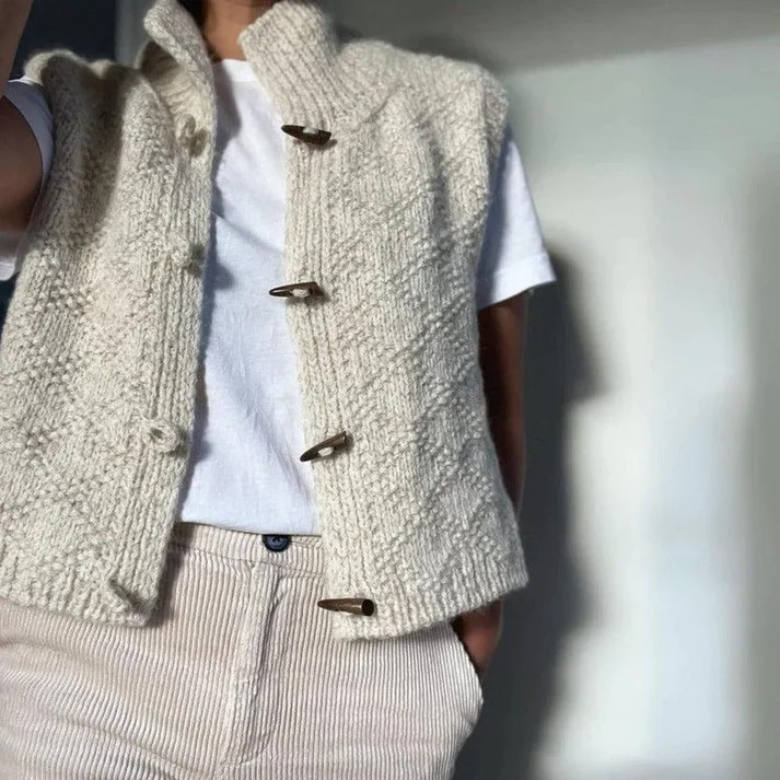 Aster - Basic Effen Mouwloos Vest voor dames