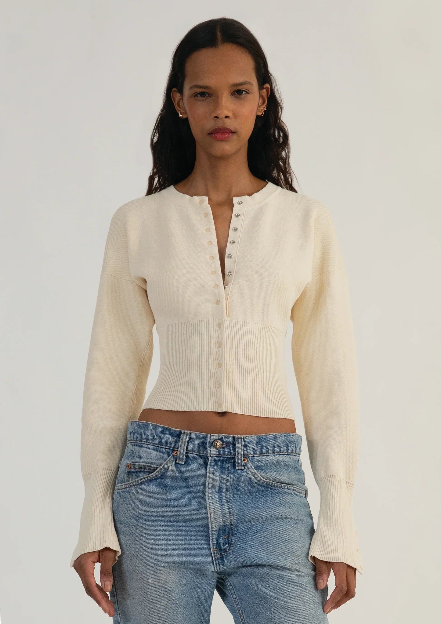 Bristol | Elegante Stretch Vesttop - Gebreide Stof – Getailleerd & Elegant