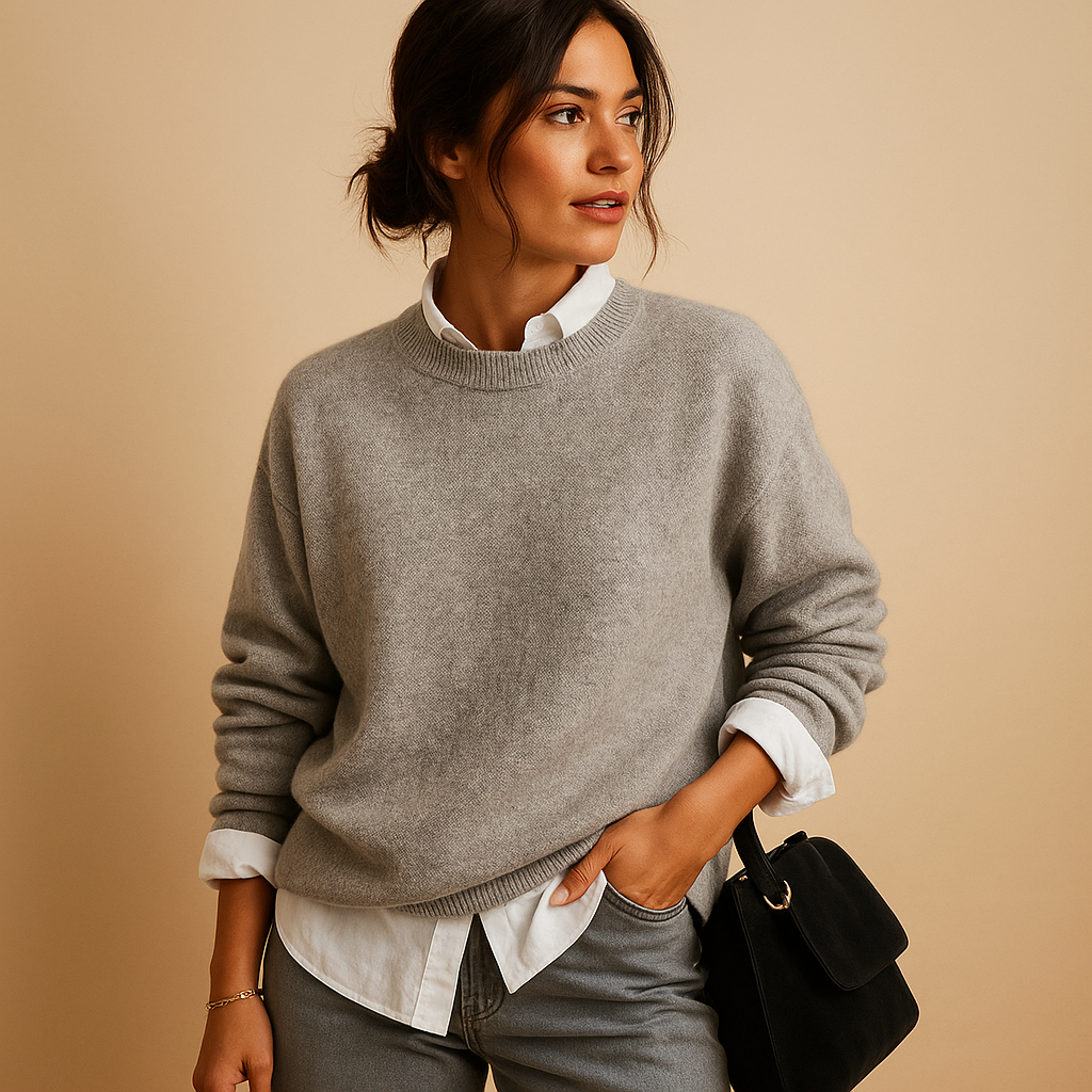 Diede | Wollen damestrui met elegante pasvorm en minimalistische afwerking