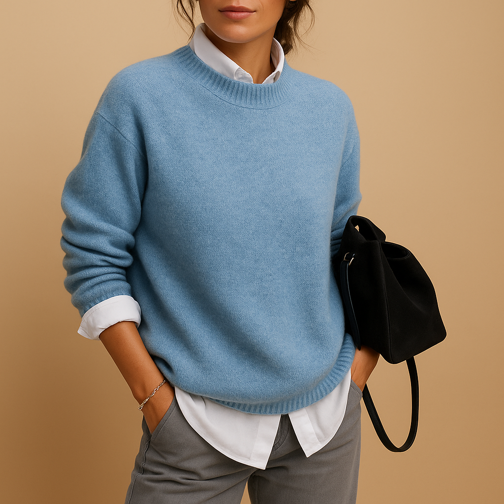 Diede | Wollen damestrui met elegante pasvorm en minimalistische afwerking